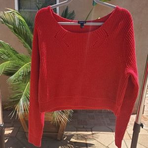 Red Torrid  crop sweater